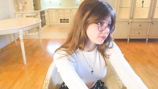 edithbrucker - Young sexy student is shy