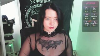 black_kittie_01 - Bitch in all black communicates