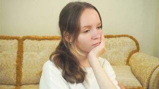 annisharber - Student girl teasing in front of the camera and sweet talking