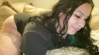 succubus_goddesss - Fat bitch shows her unshaven cunt.