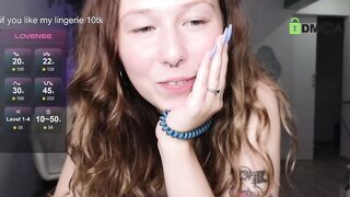 lottie_shine - Young girl teasing in front of the camera