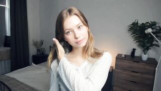 lesi_weis -The adorable little girl is sweet-talking