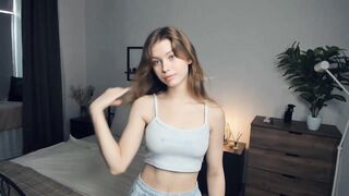 lesi_weis -The adorable little girl is sweet-talking